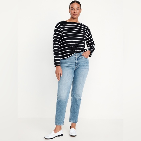 Old Navy High-Waisted OG Straight Ankle Jeans Size 14 Petite NWT Brand New - Picture 1 of 8